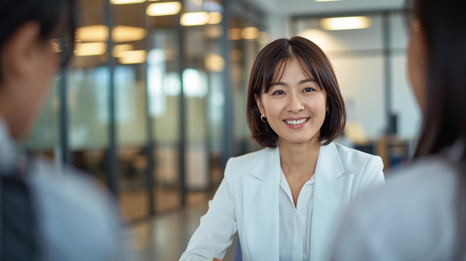 キャリアアドバイザーの面談風景